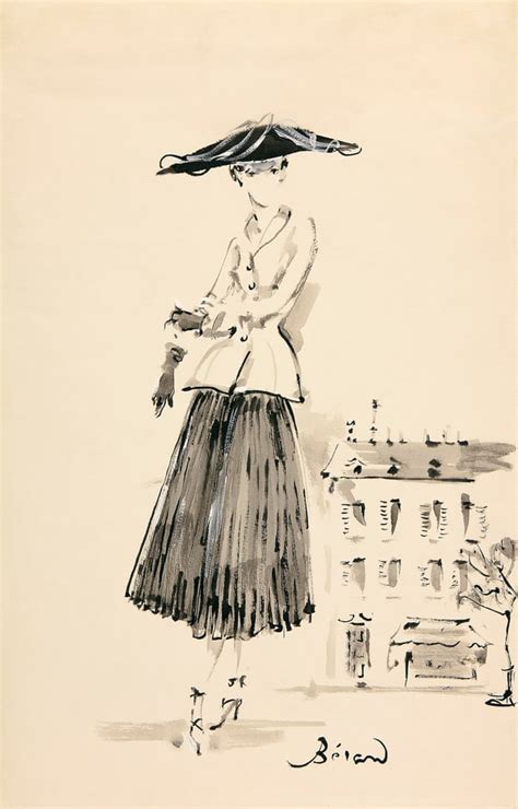 christian dior drawings|christian dior original sketches.